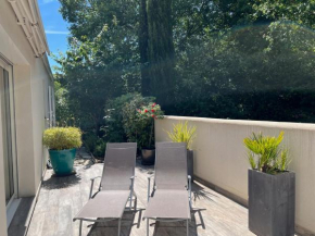 Maison lumineuse avec jardin